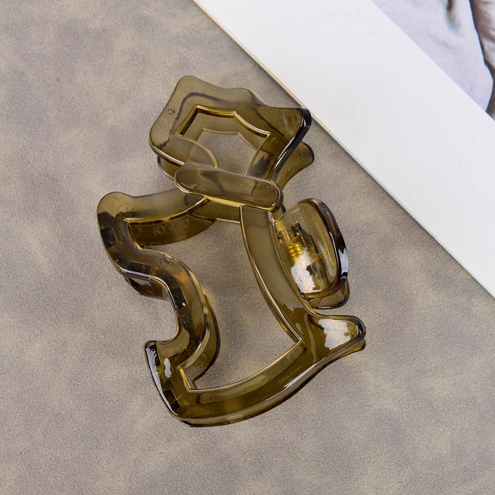 1 шт. Простая и универсальная модная ажурная заколка для маленькой собаки для высокого хвоста женских волос на затылке