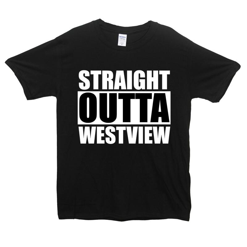Футболка Straight Outta Westview Вдохновленная ВандаВижен