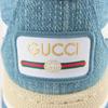Идеальное состояние Кроссовки GUCCI Низкие Reweb GG деним кожа Индиго Женские 35 838831 Б/у