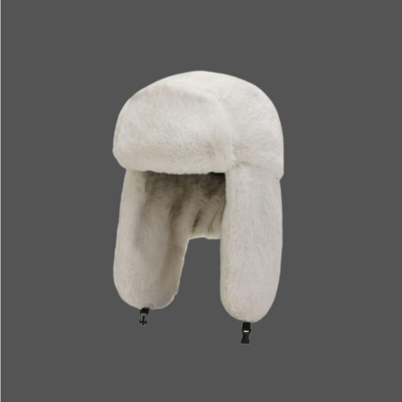 Зимняя женская уличная шапка для верховой езды, ветрозащитная и теплая, с защитой ушей, флисовая, утолщенная, мужская лыжная хлопковая шапка