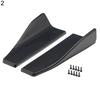 2Pcs Carbon Fiber Car Side Skirt Spoiler Rocker Splitters Anti-Scratch Wings