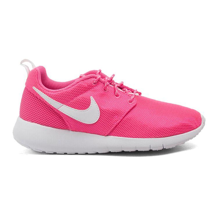 Nike Кроссовки Roshe One GS Pink Blast Kids Белые 599729-611