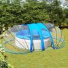 VidaXL Oval Pool Dome Pool Cover Pool Pavilion Pool Tent Outdoor Garden Backyard 92796