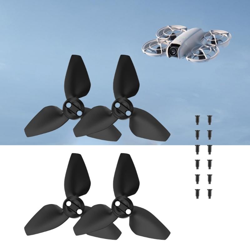 4Pcs Drones Propellers for Drones Replacement Low Noise and Quick Release Propeller Props Wing for Drones Accessories