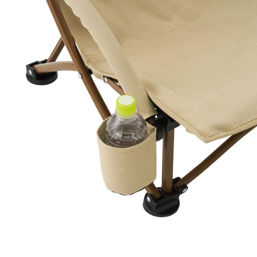 LOGOS Tradcanvas Portable Cross-legged Chair (73173160) - Foldable Camping Chair for Outdoors