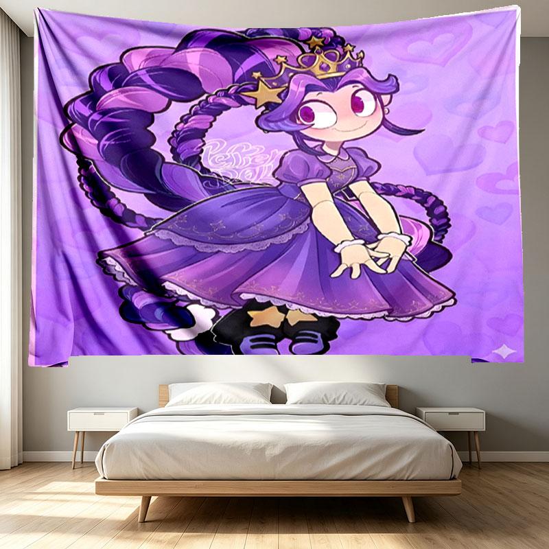 Lily Lovebraids Print Tapestry - Portable Wall Decor Cloth, for Home, Dorm, Travel, Bedroom, Living Room - Ideal Birthday Housewarming Gift