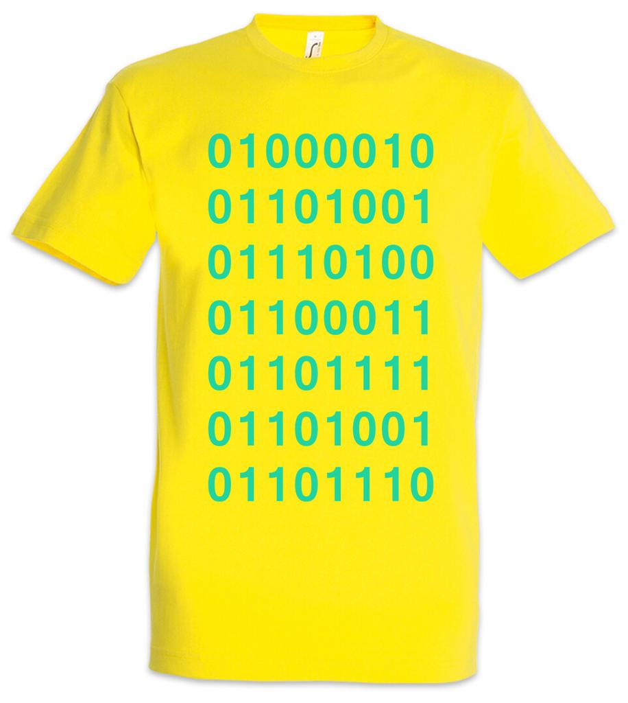 Binary Code Men's T-Shirt Mens Womens Tees Top Big Binary Silicon TV Bang Series Valley Theory 01