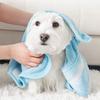 Soft Dog Bath Towel Warm Pet Wash Towels New Puppy Bathrobe  for Pet Cleaning
