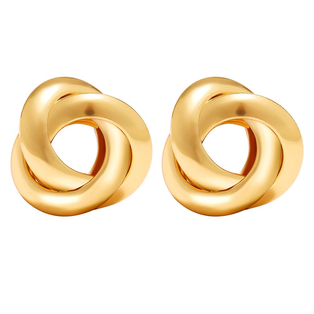Women Exaggerated Punk Style Geometric Ear Stud Fashion Earrings