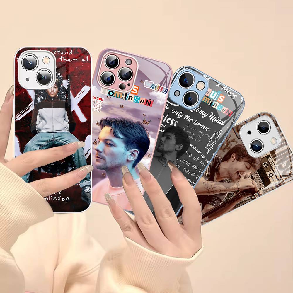 L-Luis M-Miguel Singer Для IPhone 14 13 12 Mini 11 Pro XS Max X XR 14 Plus Закаленное Стекло Чехол