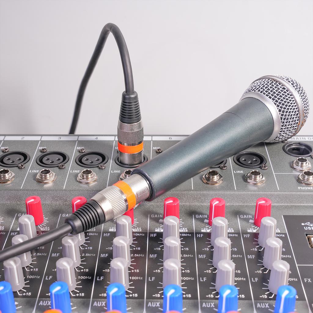 Прочный Сбалансированный Микрофонный Кабель 3-контактный XLR Папа на Маму Кабель для Микрофона и Динамика Анти-запутывающийся Аудио Шнур Замена