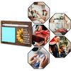 Activity Professional Gift, Sunflower Office Decor Gifts, Appreciation Present for Activity Leaders, Wooden Sticky Note Holder, 6.5×4.8×0.8