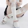 Women's Lolita Princess Lace Trim Over-the-Knee Ballet Slouch Socks