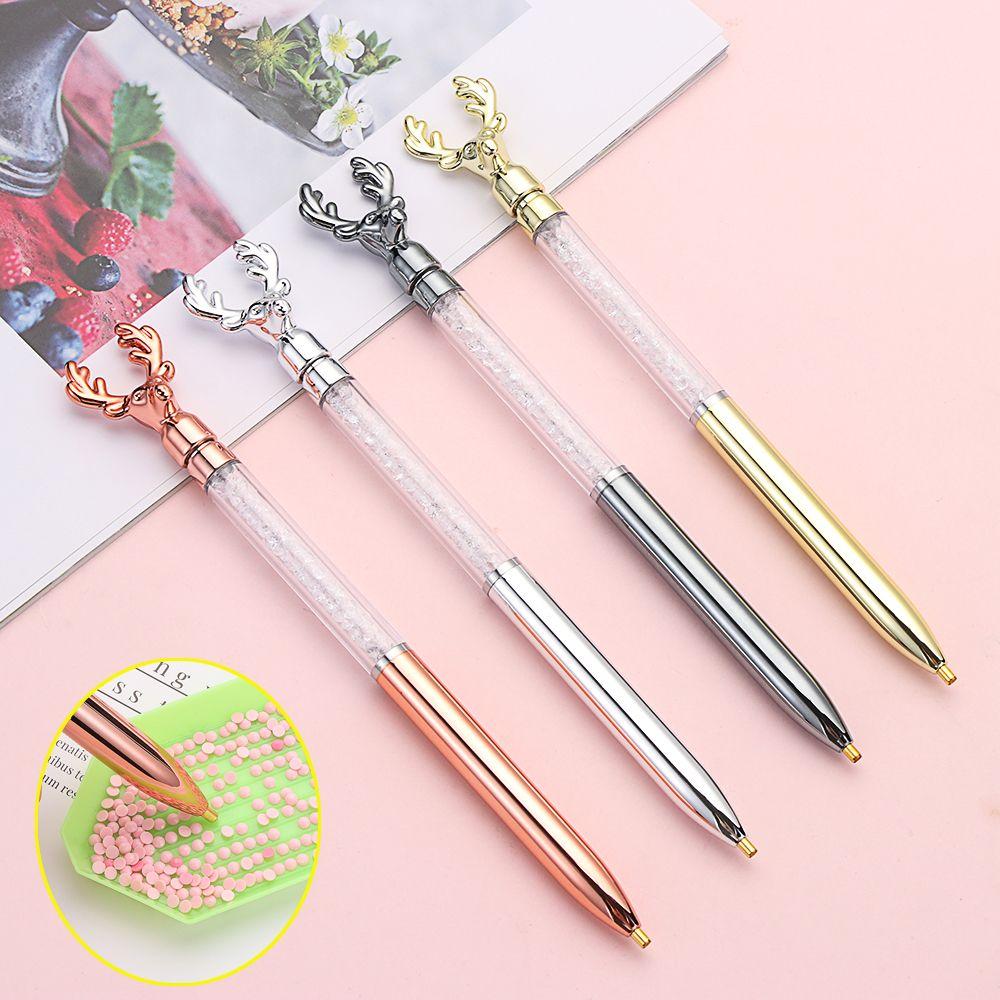 Вышивка крестом Швейные принадлежности Ручка для точечной выкладки Ручки в виде оленя 5D Алмазная живопись Ручка для алмазной живописи