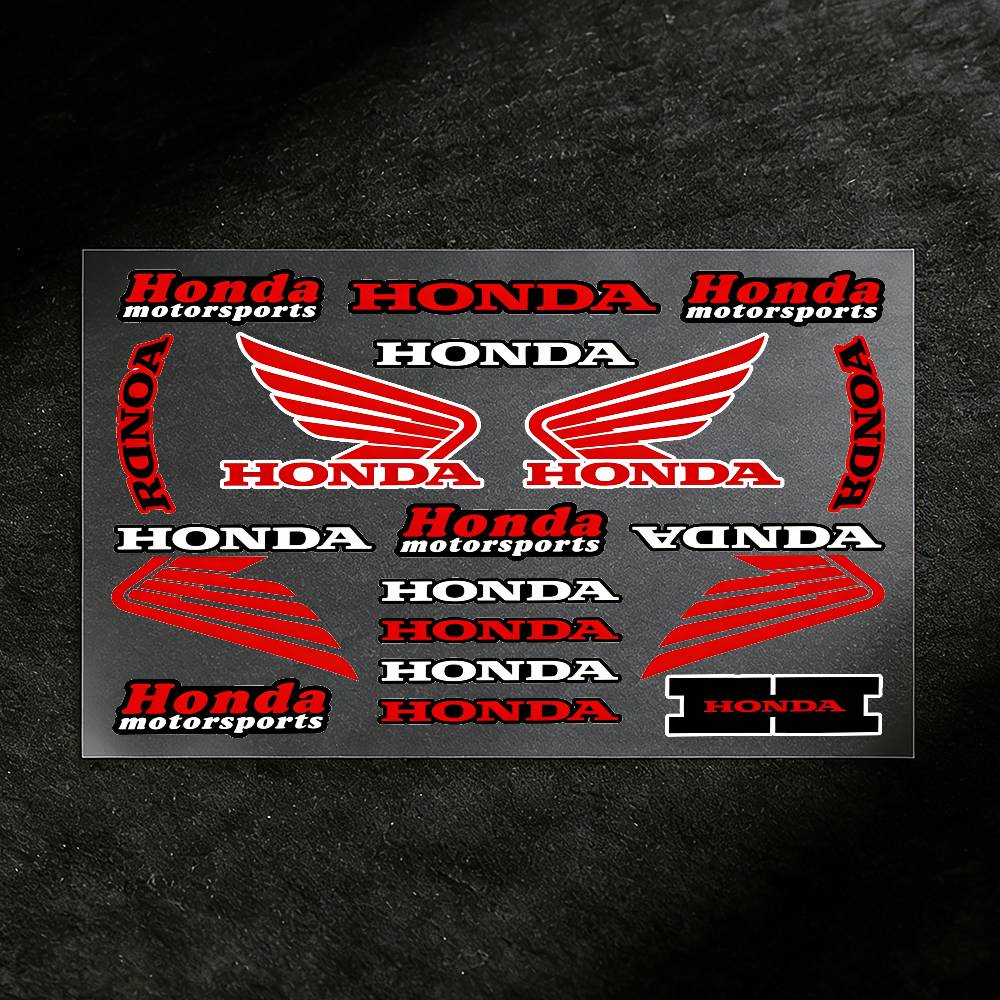 Для HONDA Наклейки Мото Наклейка Кузов Авто Бампер Окна Мотоцикл Ноутбук Стены Виниловая Наклейка Авто Тюнинг Аксессуары