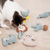 Игрушка для кошек Мята кошачья Интерактивная Плюшевая Игрушка для кошек Мышь Кошка Форма пингвина Устойчивая к укусам и жеванию Очистка котенка Товары для домашних животных