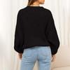 Women's Casual Sweater Solid Color Casual Loose Sweater