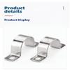 Thickened U-Tube Strap Saddle Clamp Stainless Steel Horseback Wire Throat Hoopcable Fastener Clips Applicable To Pipe Od 8-200Mm