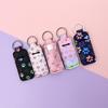 Комбо-брелок с чехлом для помады в виде лапки кошки и шнурком для ID-карты