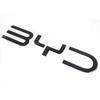 Для BYD Shark 6 Пикап С правым рулем Черный Воин Эмблема Передняя эмблема автомобиля Задний значок Наклейки Декоративные аксессуары