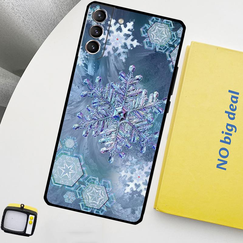 Чехол на телефон Зимняя снежинка Для Samsung Galaxy S26 S25 S24 Ultra S20 S21 S22 S23 Plus S10 S24 FE S25 FE