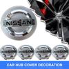 4 шт. 54/60 мм Nissan X-trail Qashqai Tiida Note Juke Sentra Patrol Leaf Аксессуары Колпачки Центральных Ступиц Колес Автомобиля Заглушка Диска Значок