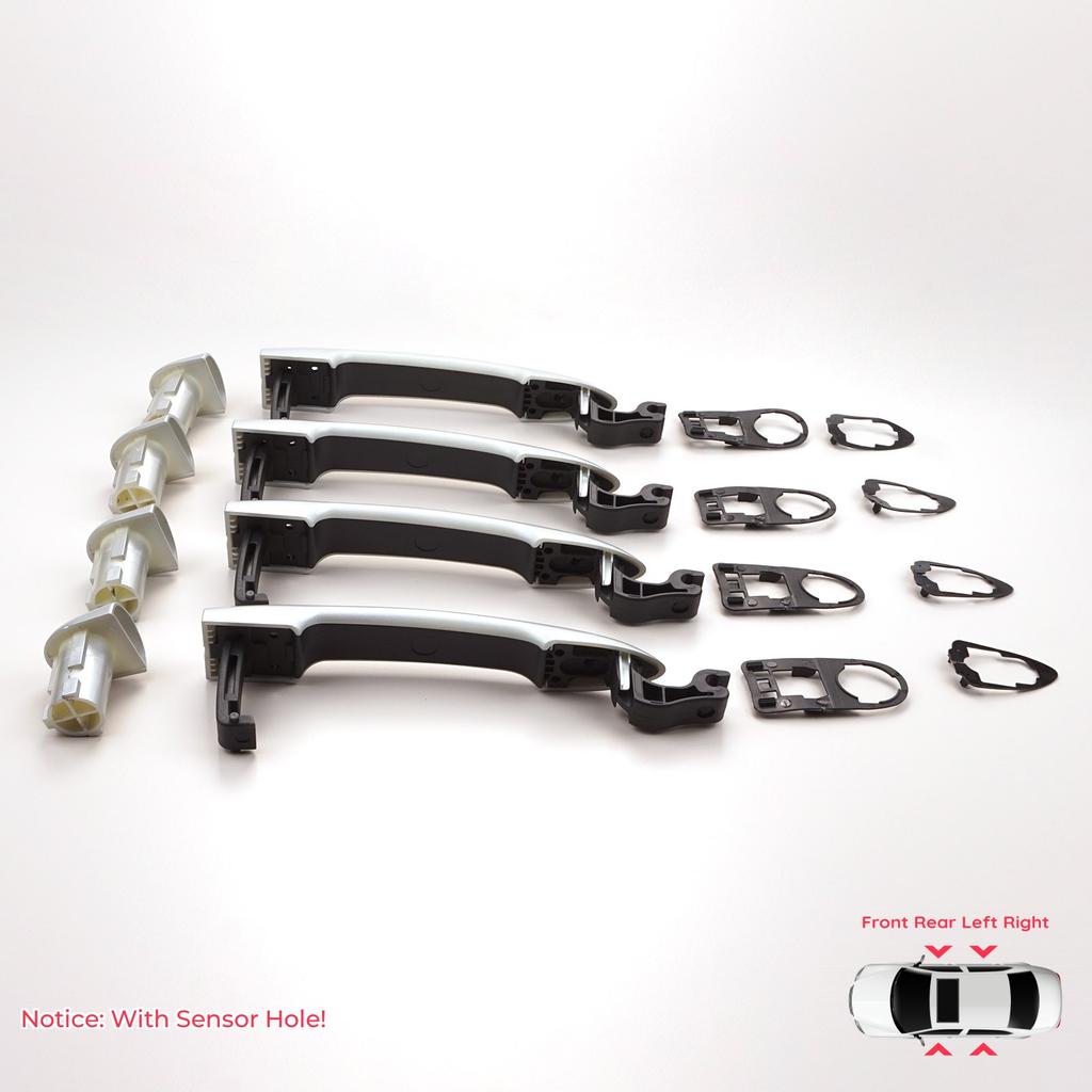 BDP1168-1 4 Piece Exterior Door Handle With Sensor Chrome Color 806B08422R for Renault Fluence Megane 3 Clio 4 Scenic 3 Captur 1