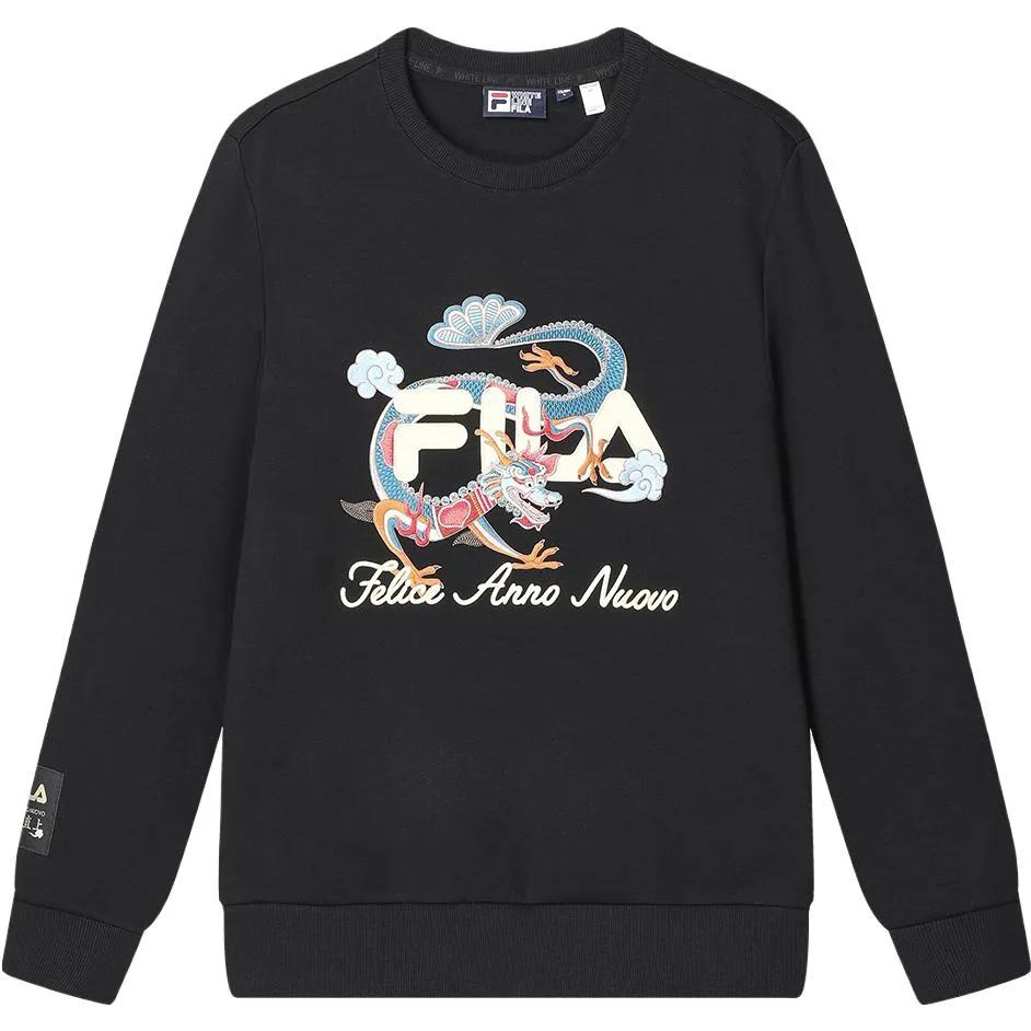 FILA Dragon Collection Sweatshirt Unisex Jet Black (Unisex) Sweatshirts F11M419215F BK