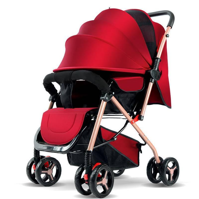 Роскошная Легкая Детская Коляска Для Легких Прогулок На Открытом Воздухе С Функциями Конвертируемого Сиденья