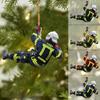 2Pcs Fire Peripheral Firefighter Pendant Hanging Christmas Tree Decoration Christmas