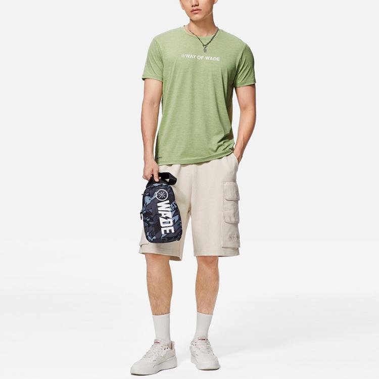 Футболки Li Ning Wade Collection Мужские С круглым вырезом Умеренный прямой крой ATSS427-5