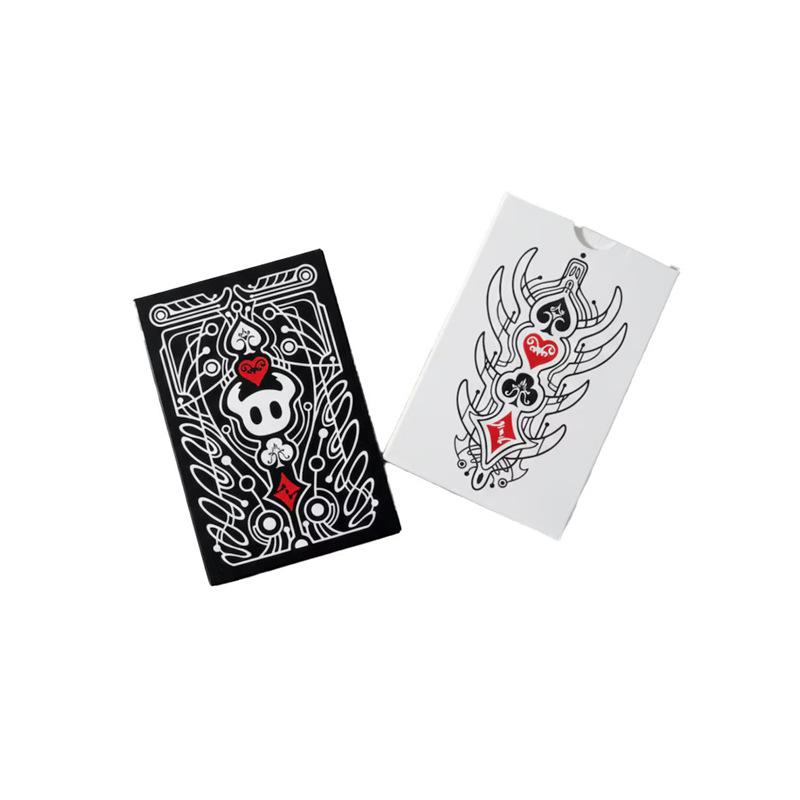 Non-Toxic Hollow Knight Standard Poker Card Set Black And White Playing Card Game Card Group Portable Creative Board Game Gift Collection