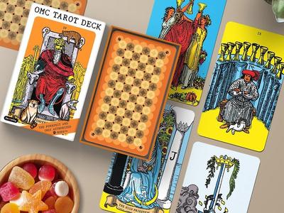 Набор карт Таро Kancharo из 78 карт [OMC Tarot] Включает японские инструкции к картам Таро и мешочек (аутентичный)