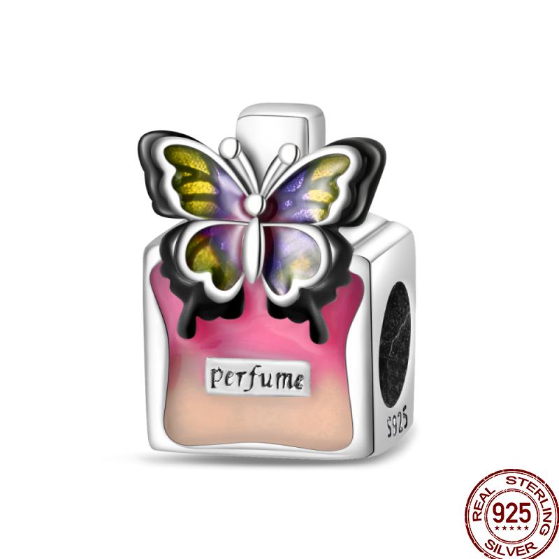 Медные пружинные бусины-подвески серии «Насекомые-бабочки», подарок, подходят для оригинального браслета 3 мм, сделай сам, на день рождения