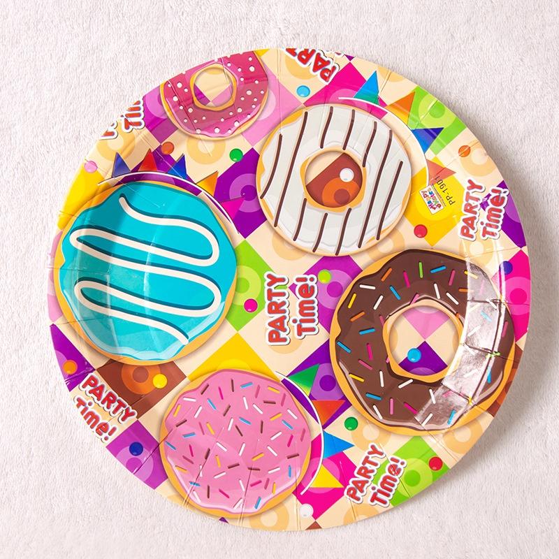 Delightful Donuts Theme Party Supplies For Kids Birthday With Plates Cups And Decor