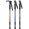 Straight Handle or T Handle Trekking Poles Adjustable Walking Sticks Aluminum Non-slip Handle Collapsible Lightweight Hiking Poles for Women Men Kids