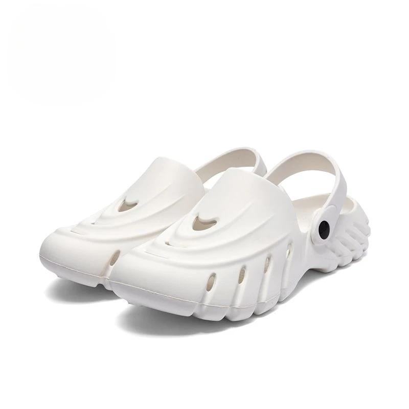 Пляжные мужские сандалии с дырками Роскошные H Купить Дышащие Скидка Взрослые Летние 2025 Распродажа Нескользящие Новый Дизайн Уличные 39 Обувь из ЭВА для мужчин