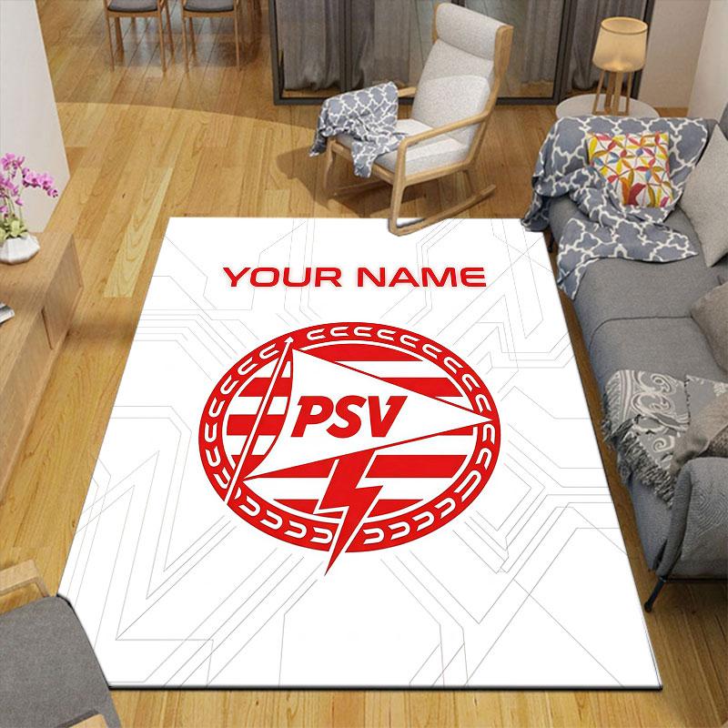 Custom Name,PSV Home Sofa Decoration for Living Room & Bedroom, Non‑Slip Play Flannel Floor Mat for Game Room