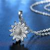 New Creative Sunflower Necklace Women for Wedding Party Aesthetic Necklace Accessories Delicate Love Gift Statement Jewelry