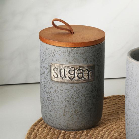 Керамическая сахарница герметичная емкость для хранения с крышкой пищевой без BPA большой емкости держатель для кофейного сахара в зернах
