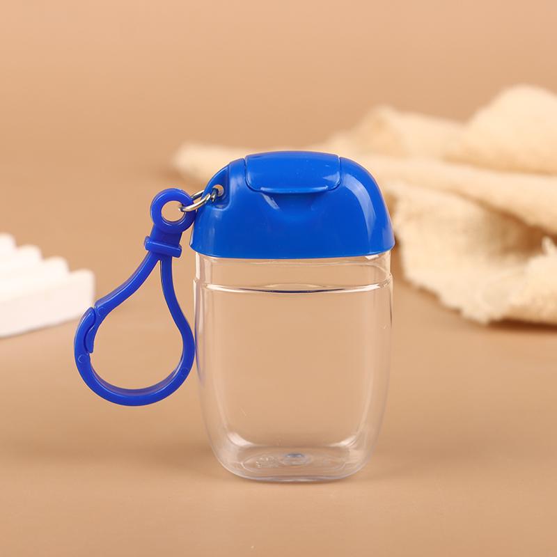 30 мл Портативные многоразовые флаконы с крючком, контейнер для дезинфицирующего средства для рук, спирта, косметики, уличный мини-контейнер-дозатор для мыла