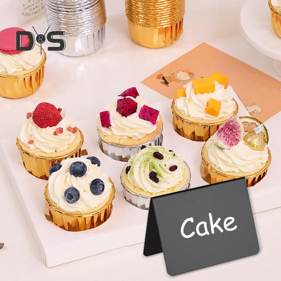 12 шт. маленькие доски для записей, еда, шведский стол, многоразовые мини-доски для мела с белой ручкой, мини-бирки для мела