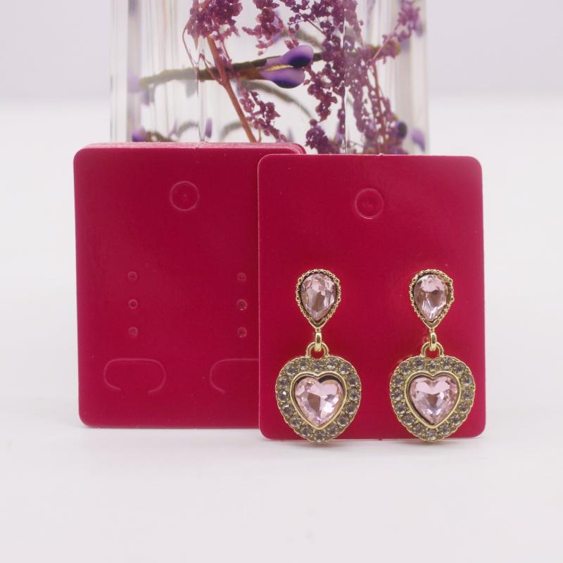 100 шт. 5x4 см серьги карты картон ювелирные изделия новейшее поступление популярный дисплей картон горячая распродажа модный дизайн нежные карты