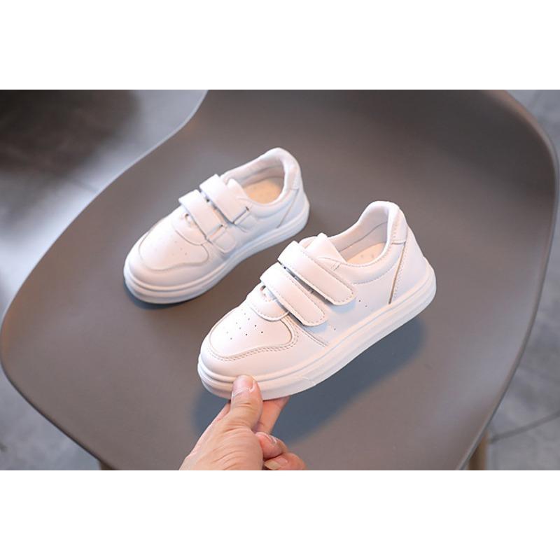 Новые детские туфли белого цвета для мальчиков и девочек, детская обувь для отдыха, школьные туфли для выступлений, белые туфли