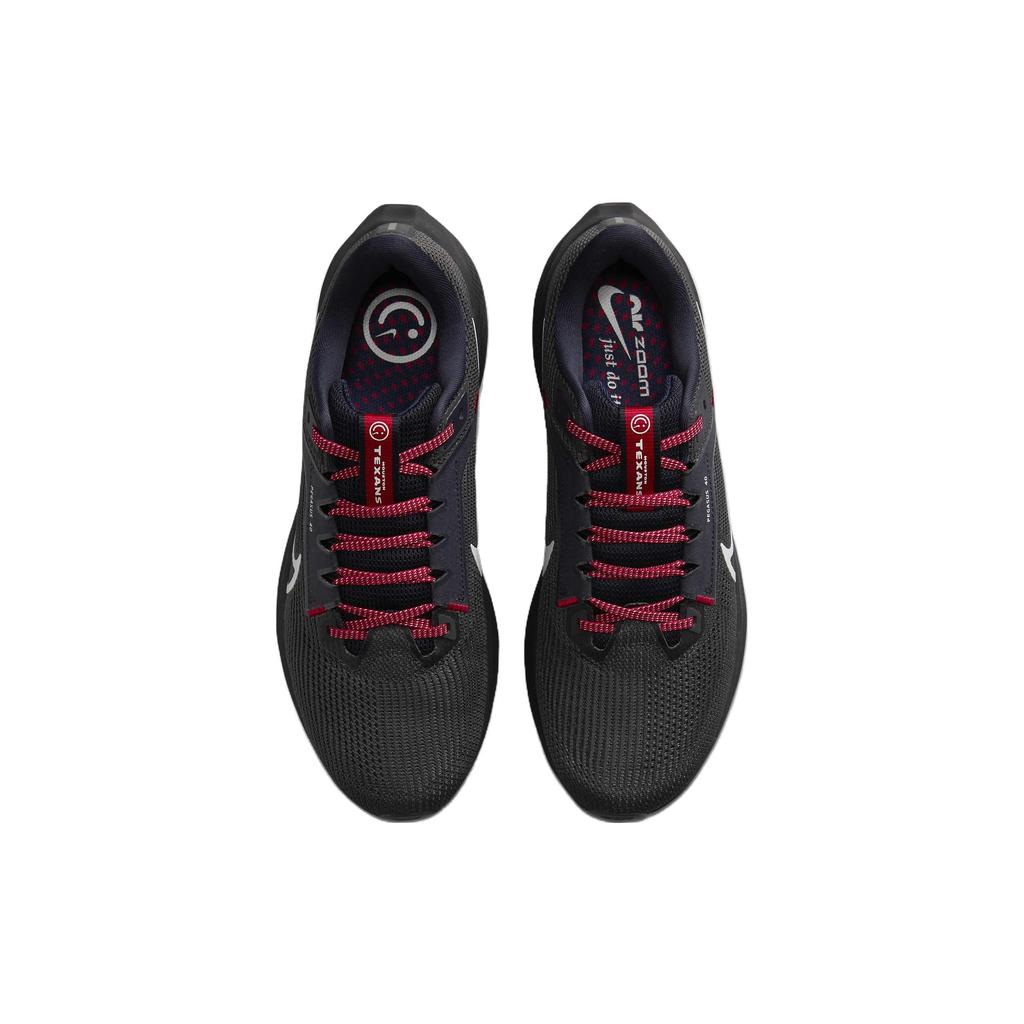 NFL x Nike Air Zoom Pegasus 40 Хьюстон Тексанс Мужские Кроссовки Черный Антрацит Морской DZ5962-001