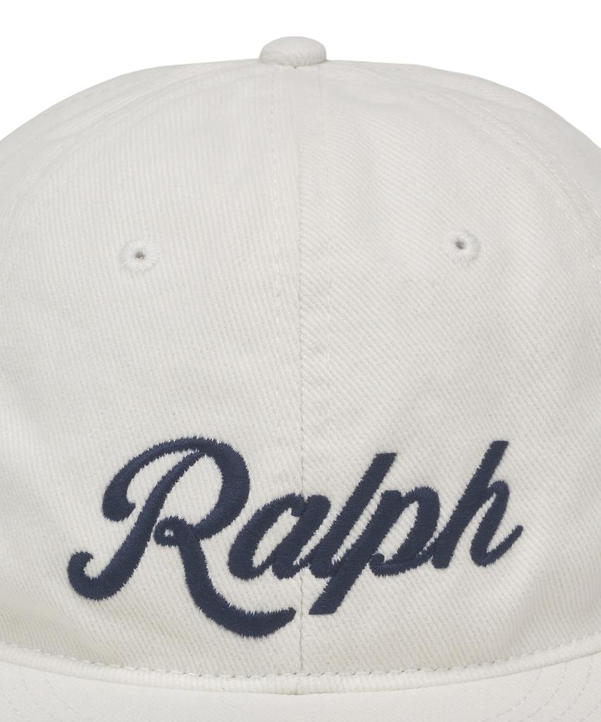 Кепка-бейсболка POLO RALPH LAUREN из твила с аппликацией - Белая