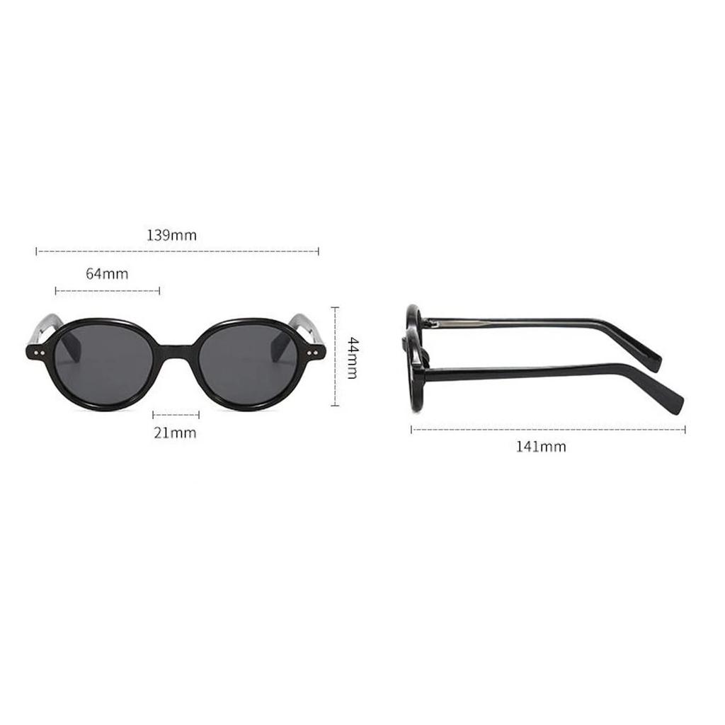 Ацетат маленькие круглые солнцезащитные очки поляризованные мужские японские унисекс овальные солнцезащитные очки женские ретро TR90 ацетат мужские