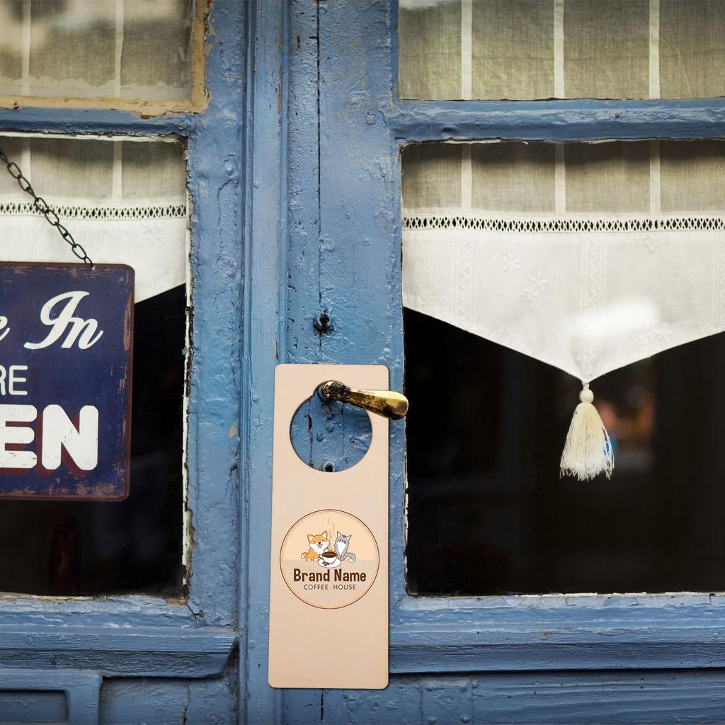 10 шт. Деревянные незаконченные пустые дверные ручки-вешалки DIY подвесная дверная вывеска картина табличка для дома спальня отель