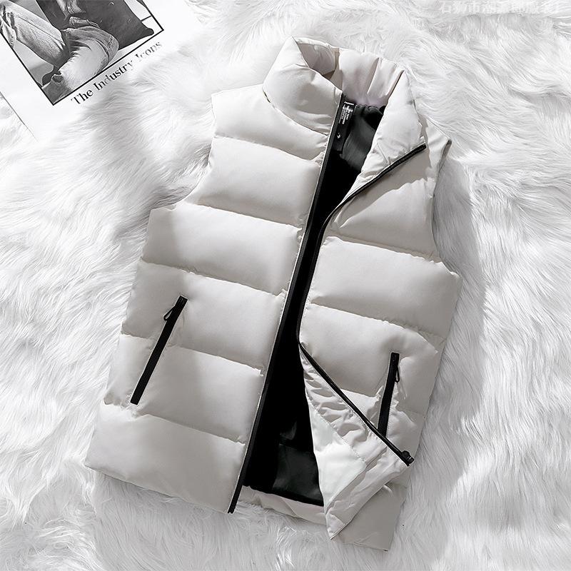 2025 жилет мужская куртка корейская версия трендового жилета без рукавов утолщенный повседневный жилет осень-зима мужской жилет тренд