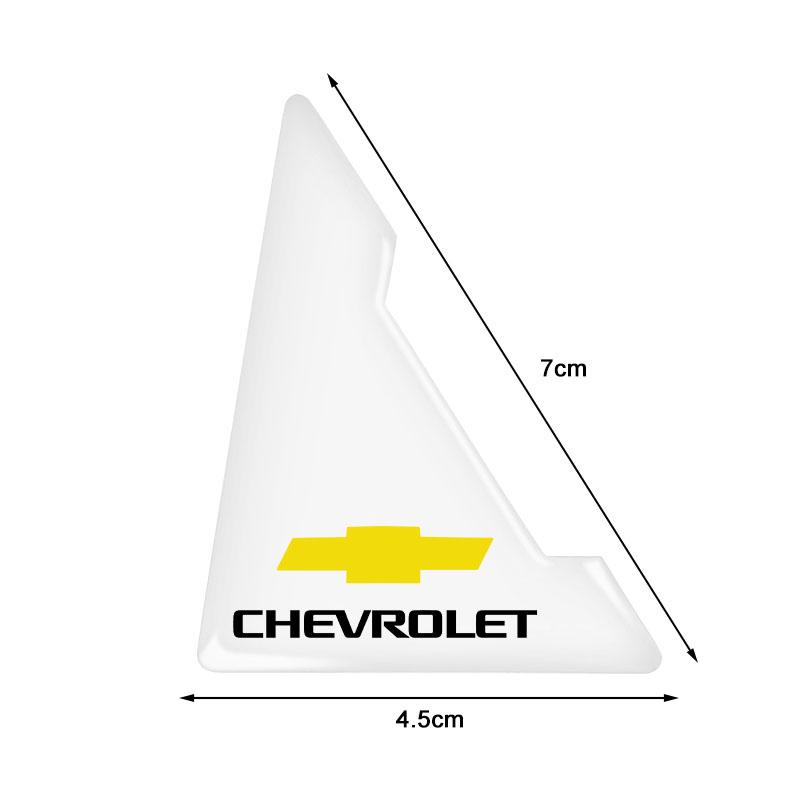 2 шт. Прозрачная накладка на угол двери автомобиля Защитная наклейка от царапин Для Chevrolet Spark Captiva Camaro Lova Aveo Автомобильное зеркало заднего вида Козырек от солнца